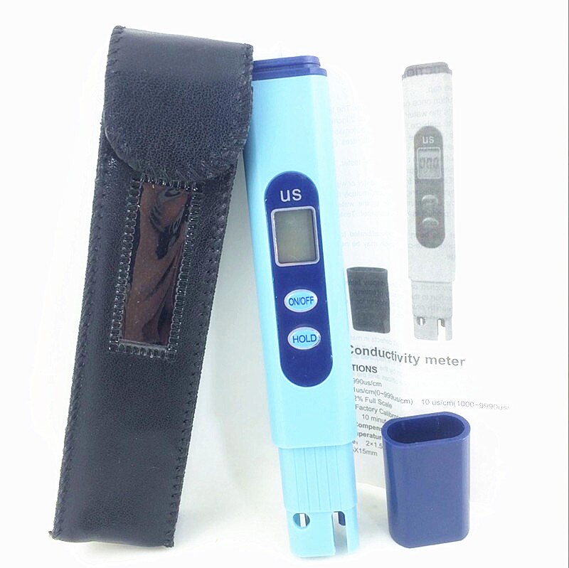 2PCS Digital Hydroponics EC Conductivity Meter Water tester hardness tester Conductivity Tester Pool SPA Aquarium