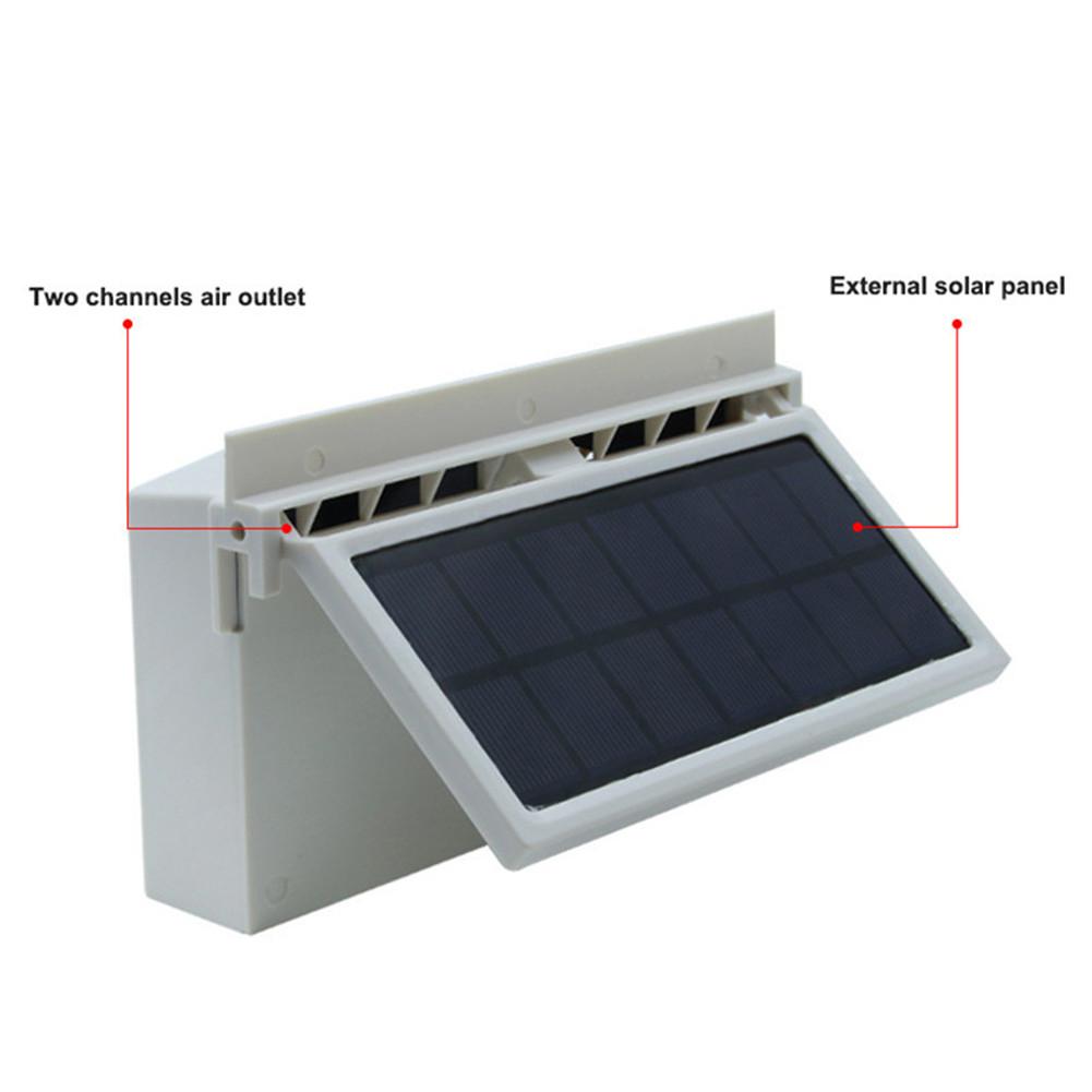 Auto Solar- angetrieben Auspuff Fan Auto Kiemen Kühler Auto Belüftung Fan Dual-modus Energie Versorgung hoch-Energie 2 farben