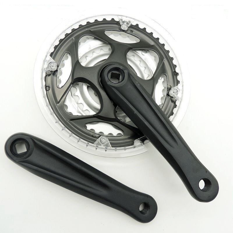 7/8/9 vitesse vtt vélo manivelle ensemble 48-38-28T 170MM vélo manivelle ensemble creux dent plaque vélo pédalier pignon plateau