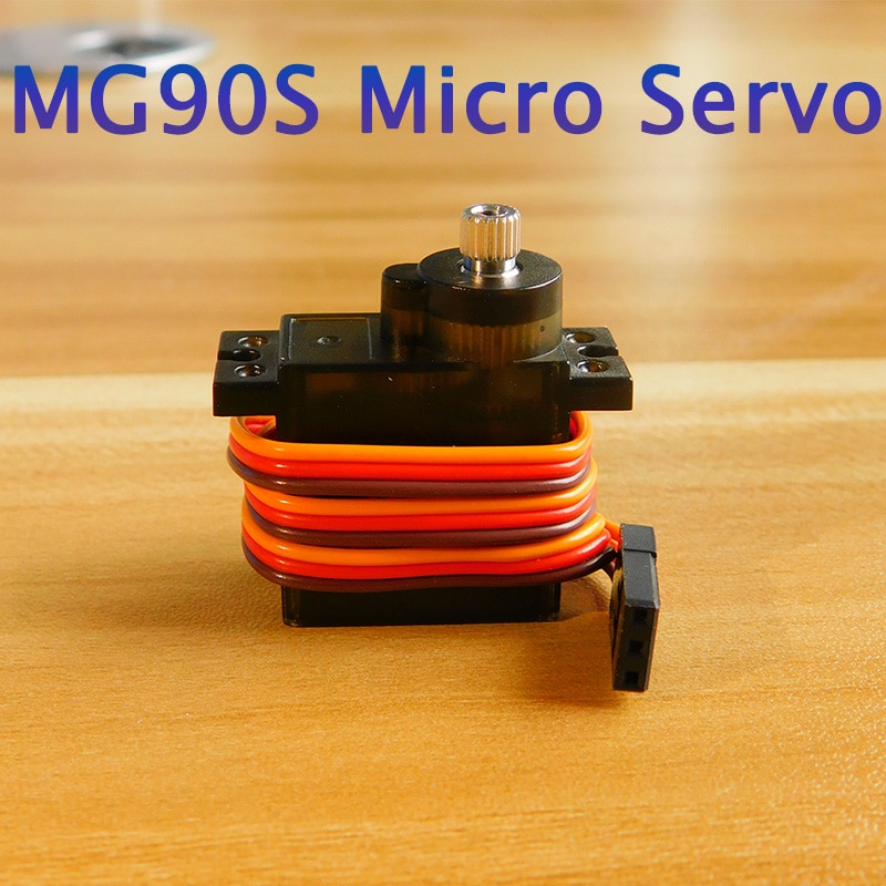 4pcs/lot TCP MG90S Metal gear Digital 9g Servo SG90 For Rc Helicopter pPlane Boat Car MG90 9G