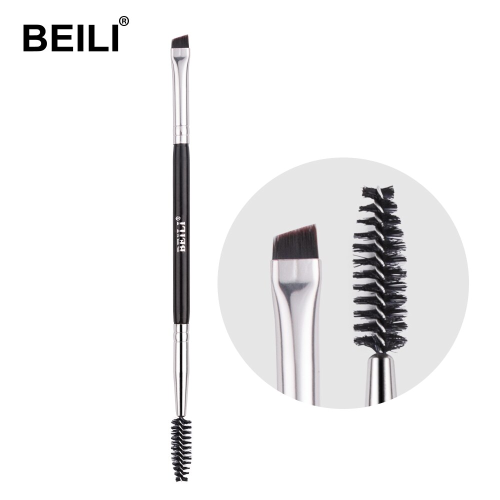 Beili Geen Logo Black Professionele Brow Brush Eye Liner Make-Up Beauty Tool Synthetisch Haar Single Wing Liner Wenkbrauw Make-Up Borstel