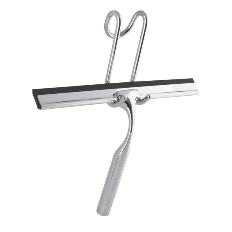 Glass Wiper Stainless Steel Window Wiper Car Bathroom Glass Cleaning Glass Wiper: Default Title
