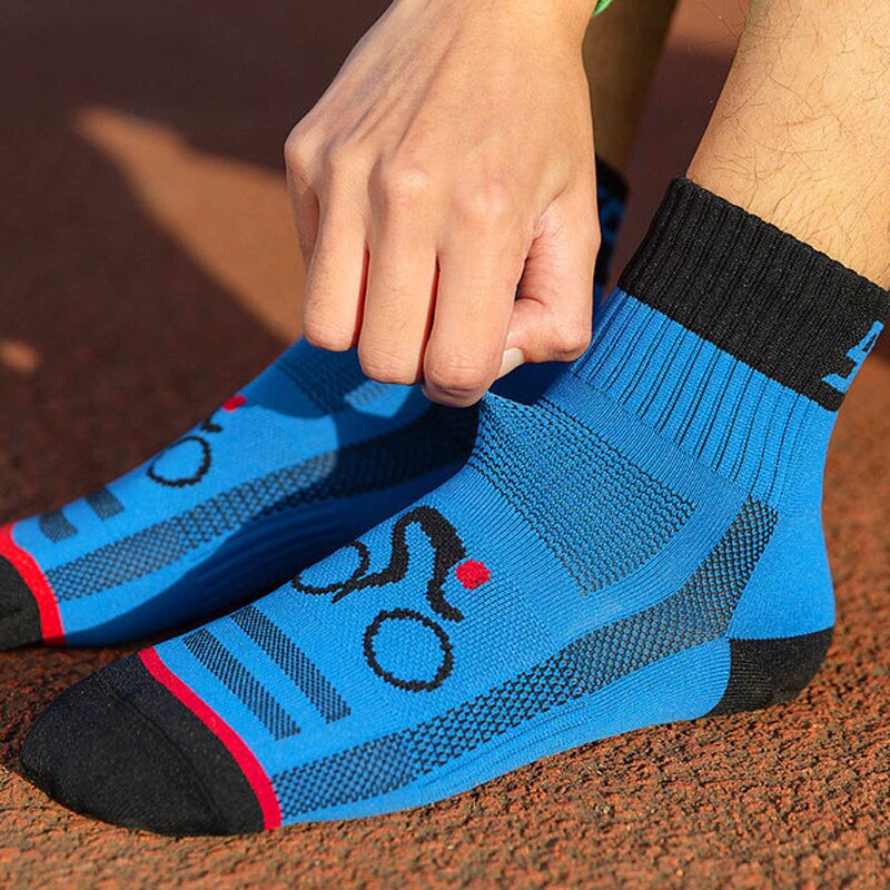 Männer Frauen Professionelle Radfahren Socke Atmungsaktive Basketball Socken Schützen Füße Wicking Bike Laufen Fußball Outdoor Sport Socken