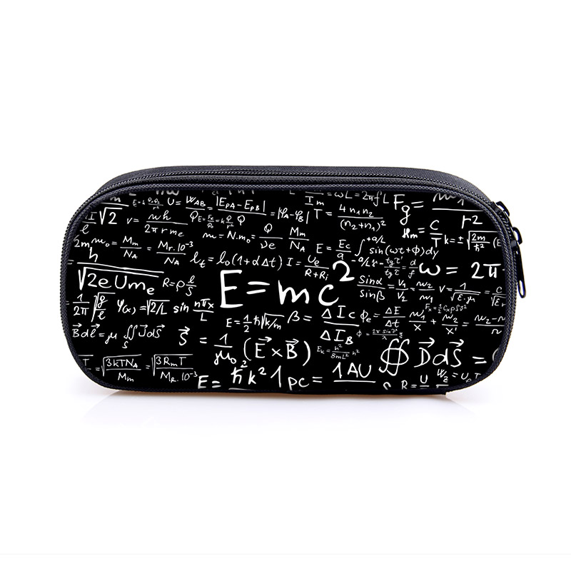 Formula matematica geometria astuccio per cosmetici borse per matite borsa stazionaria per ragazze esperimento scientifico scatola per matite per bambini: dqbbmath04cw