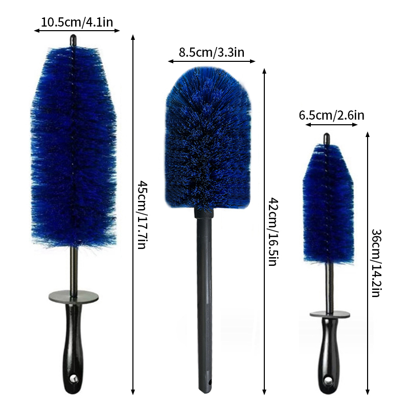 Car Tire Cleaning Brushes Tire Rim Washing Brush Wheel Clean Tools for Truck Motor Engine Grille Auto Washing Detailing Brush
