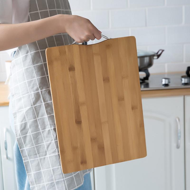 Tabla de corte de madera duradera de bambú tabla de cortar bambú tapete bloque de cortar grueso tablas de cortar cosas de cocina