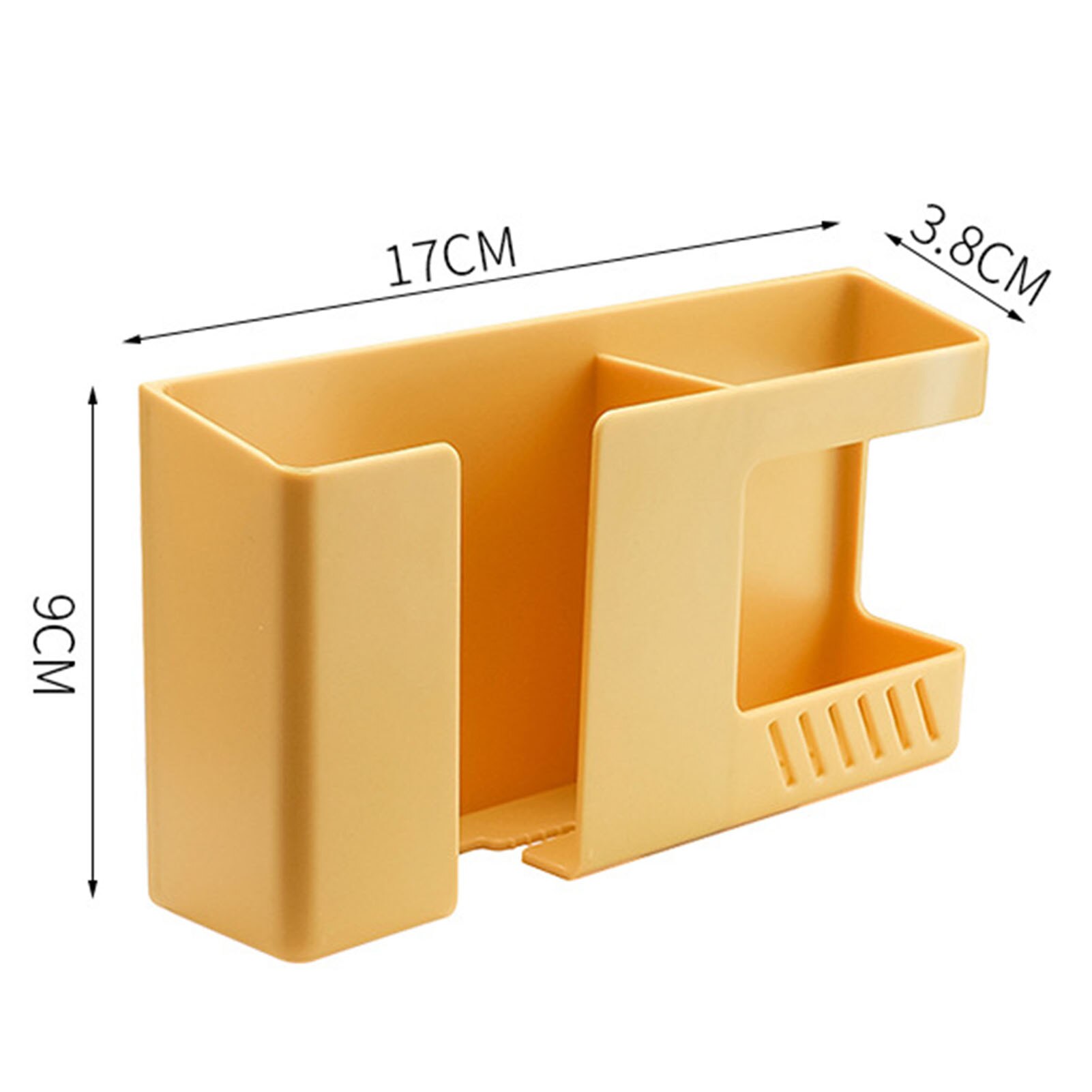 Wall-mounted Remote Control Holder Strong Load-bearing Remote Control Case Anti-dust Round Corner Remote Control Holder for Home