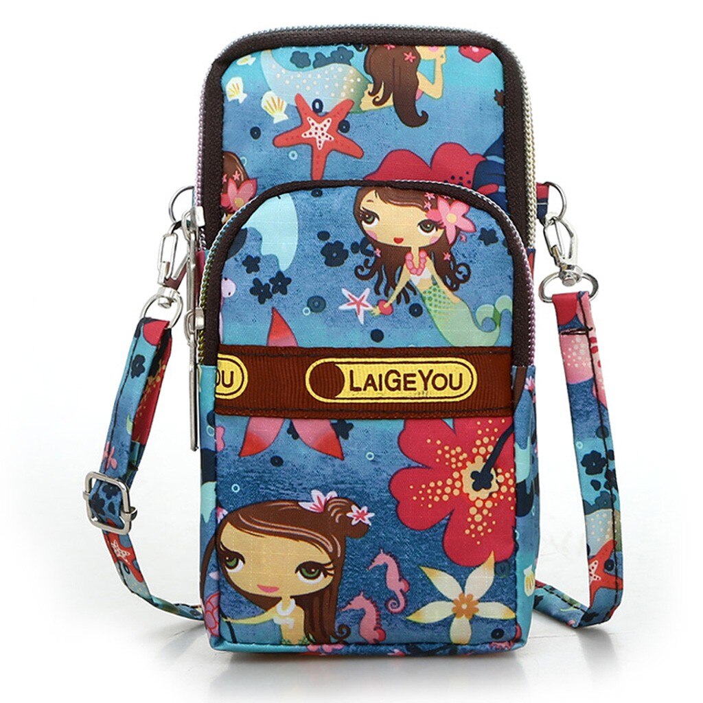 Mini neutral Nylon Studenten draussen-Sport Arm Tasche praktisch Tasche Schulter Tasche seite taschen kleine für damen bolsa feminina Dropshippin: C