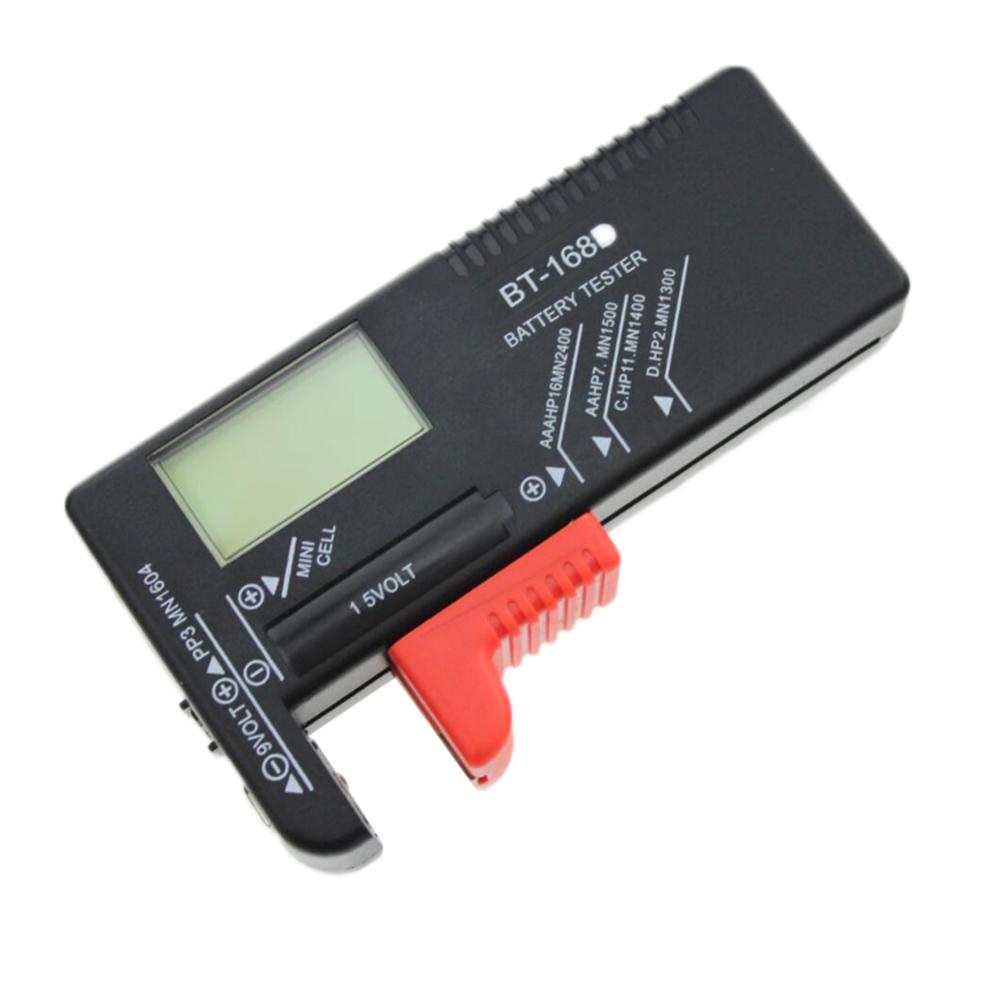 Battery Tester Battery Diagnostic Tool Digital Display Checks Battery Levels for 1.5 V 9 V Batteries