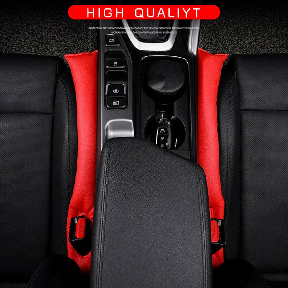 1pc auto-openingvullers voor het interieur van pu-leer en katoen, lekvrij vervangende onderdelen voor autostoelopeningvullers