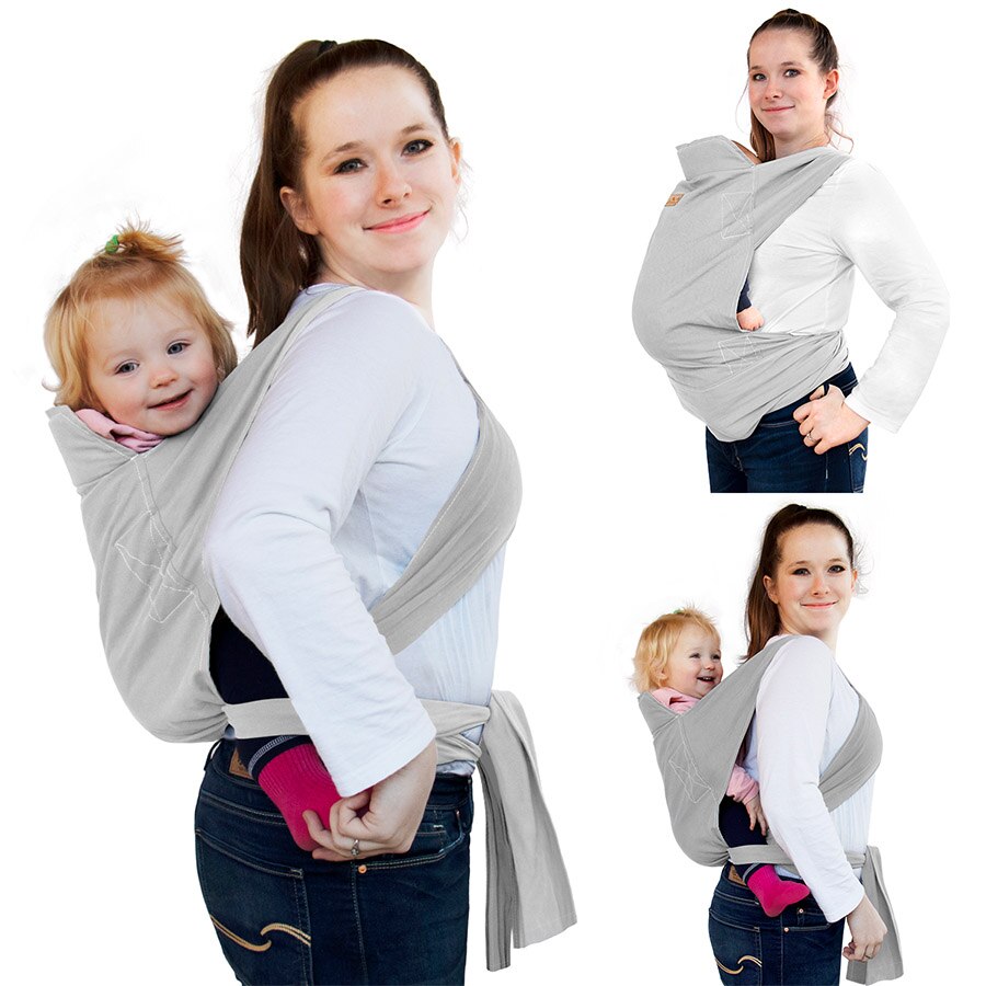 Viedouce-porte-bébé ergonomique face avant pour bébé, siège hanche, tabouret taille, poupée de bébé, porte-plaques pour nourrissons: BC04-GY