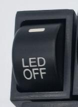 Bouton de commutation de lampe antibrouillard de 9 variétés pour Subaru: Vert armée