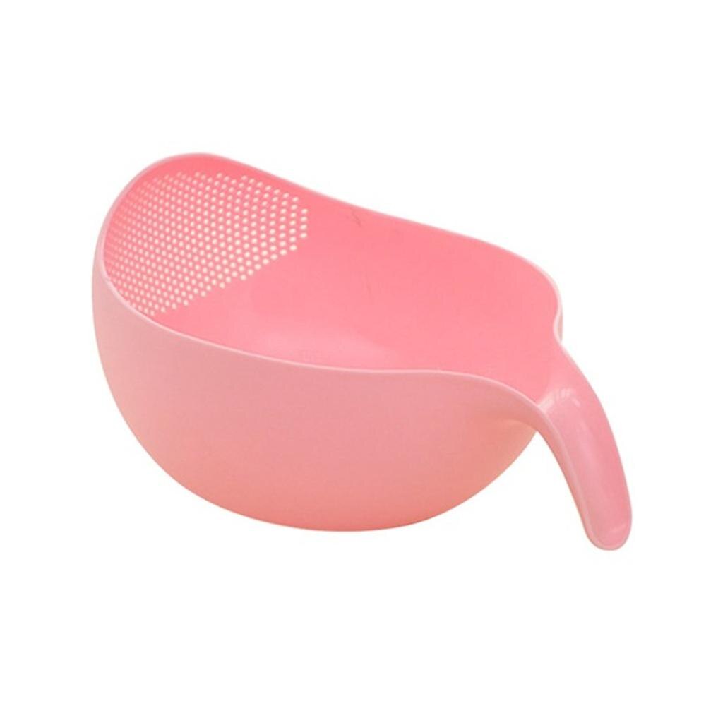 Thickened Handles Cleaning Rice Utensils Kitchen Fruit Vegetable Drain Basket 35FP24