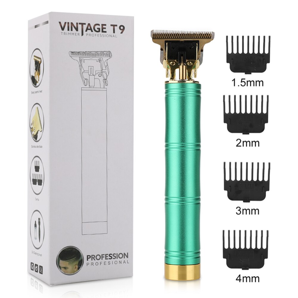 Professionele Oplaadbare Tondeuse Kapper Carving T Outliner Blade Kappers Tondeuse Scheren Cuttting Machine: Bamboo G with box