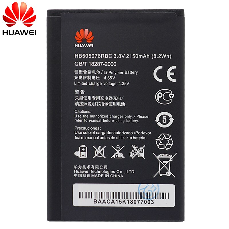 Hua Wei Replacement Phone Battery HB505076RBC For Huawei Y3 ii Y3II-U22 G606 G610 G610S G700 G710 G716 A199 C8815 Y610 2150mAh