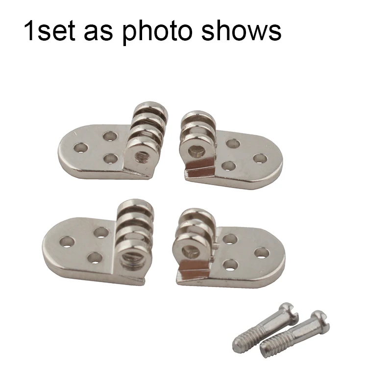 10Sets 6Mm Breedte Brillen Scharnier, Acetaat Zonnebril, Houten Glazen Onderdelen Vervanging Scharnier Vervangen HG15: Default Title