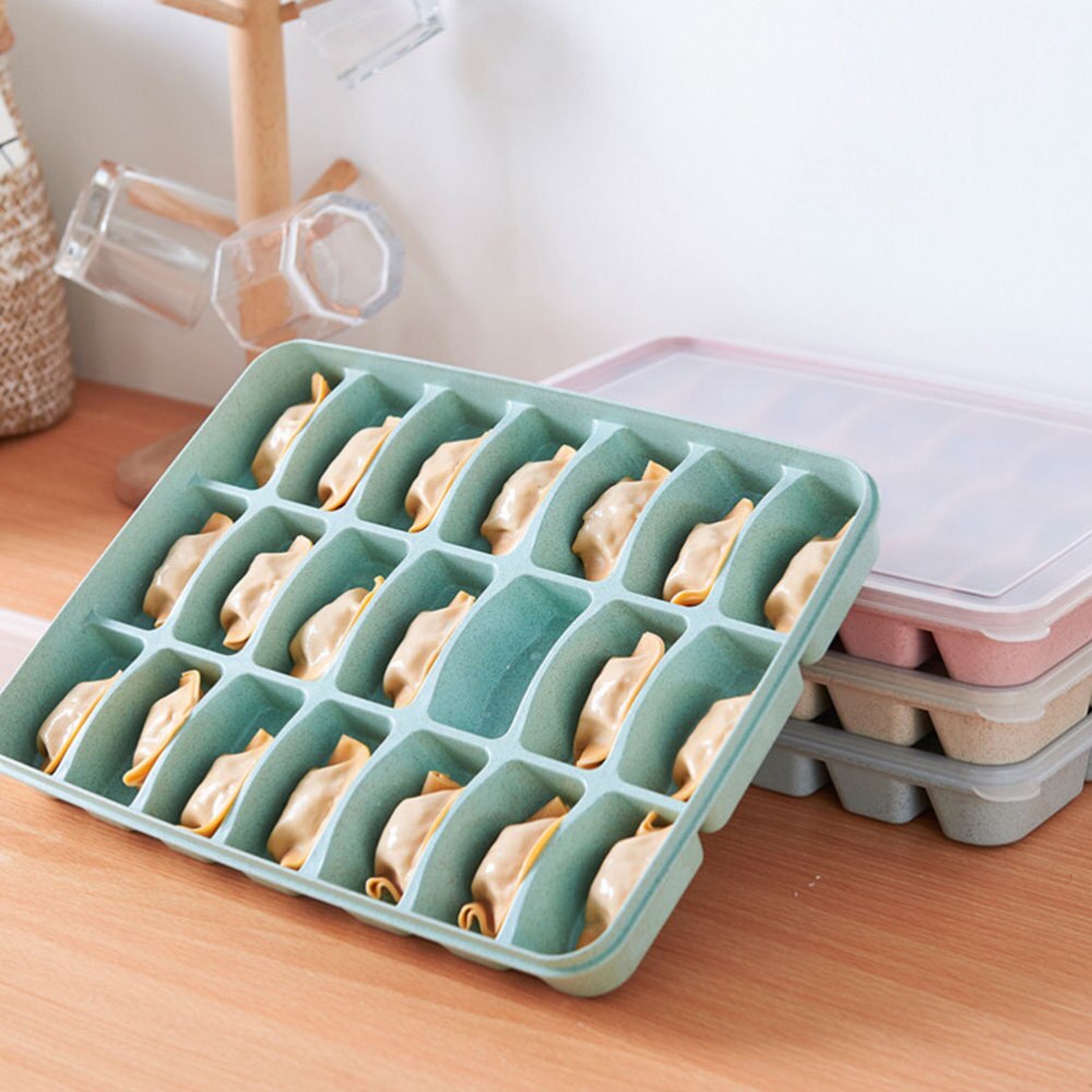 1Pc Keuken Koelkast Voedsel Box Organizer Knoedel Container Scherper