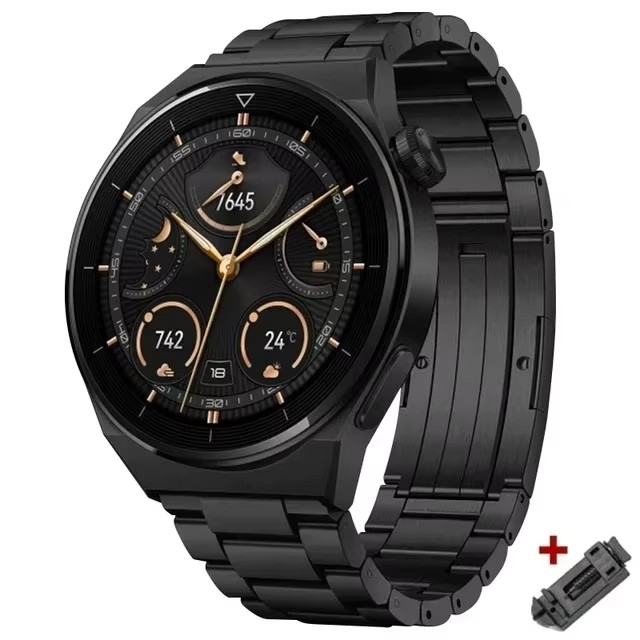 Horlogebandje van titanium voor oneplus watch 2, zakelijke armband, polsbandje met 22mm ultieme schakelarmband voor oppo watch x band: S / Beige