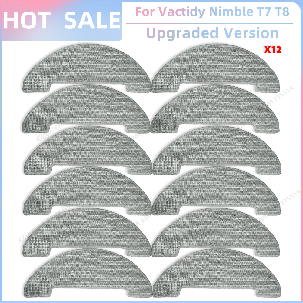 Compatibile con ricambi e accessori per il robot aspirapolvere Vactidy agile T7 T8 Spazzola laterale principale Filtro Hepa Panno per la pulizia: Lavanda