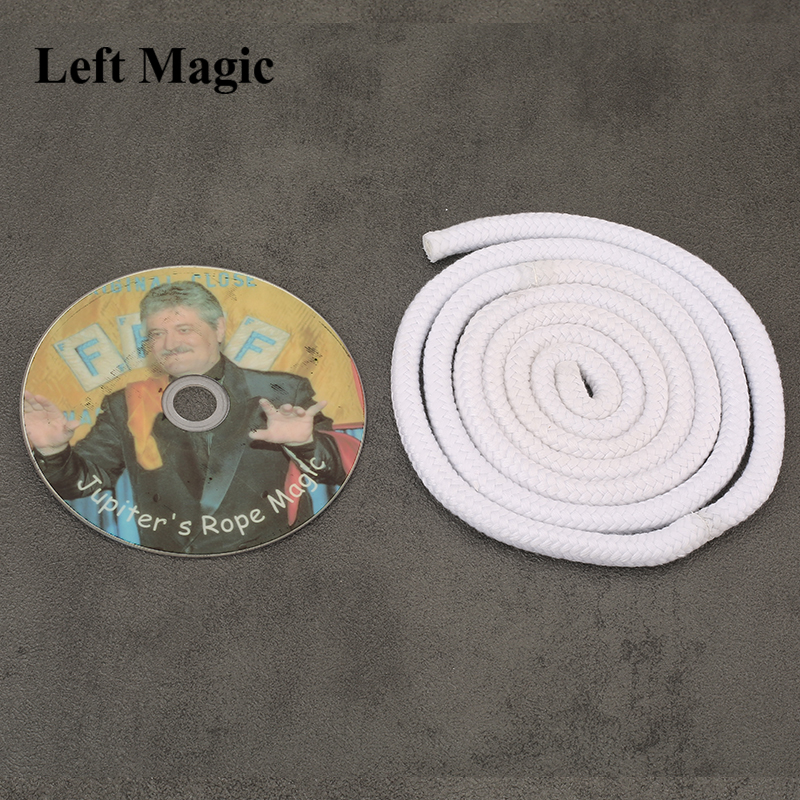 Cuerda mágica de Júpiter (con DVD), ilusiones de escenario, accesorios mágicos de cuerda clásicos, juguetes de mago , trucos de magia divertidos