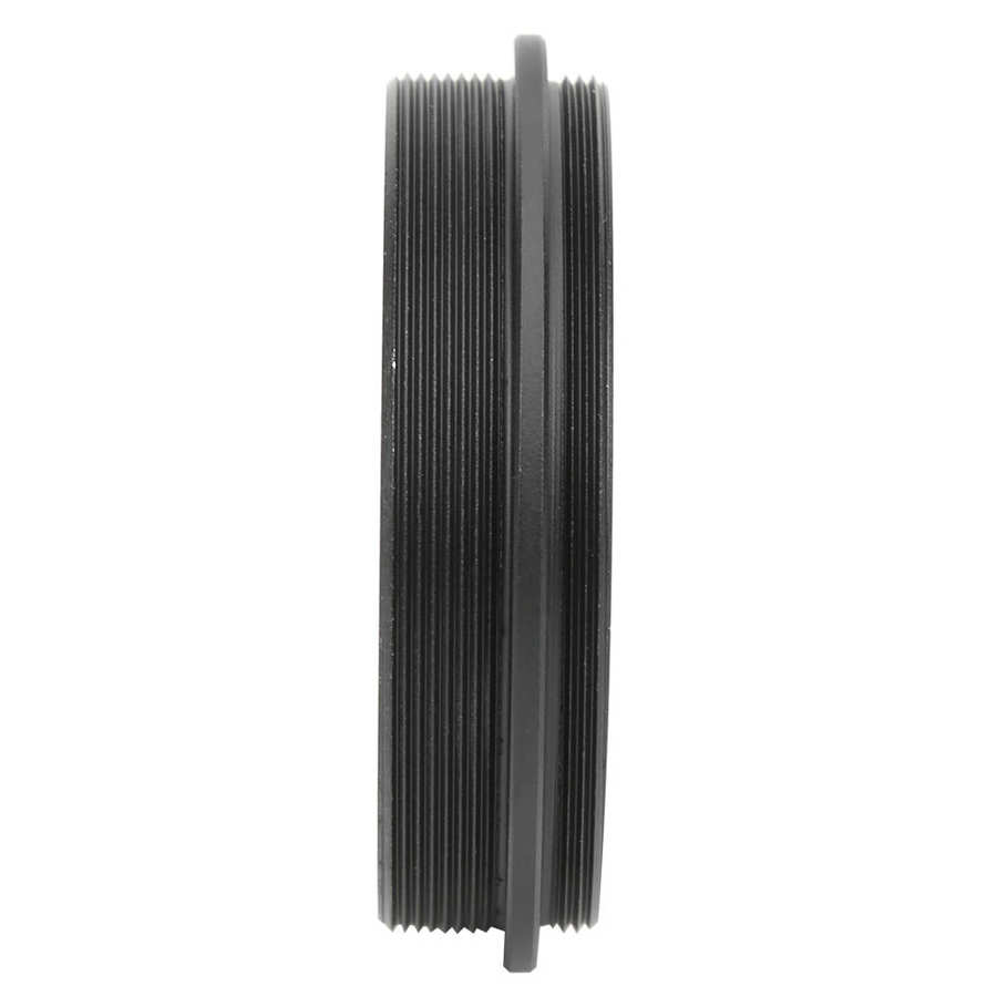 Adaptador macho a macho de M48-M48 de , anillo de aleación de aluminio negro, Paso de rosca de 48mm, accesorio de 0,75mm