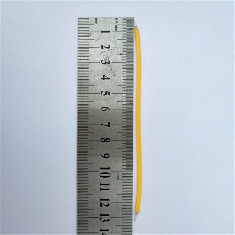 flexible LED filament chip 2200K 360 degree 130mm long 3V 20mA CRI 85 flexible bar type LED lamp bead