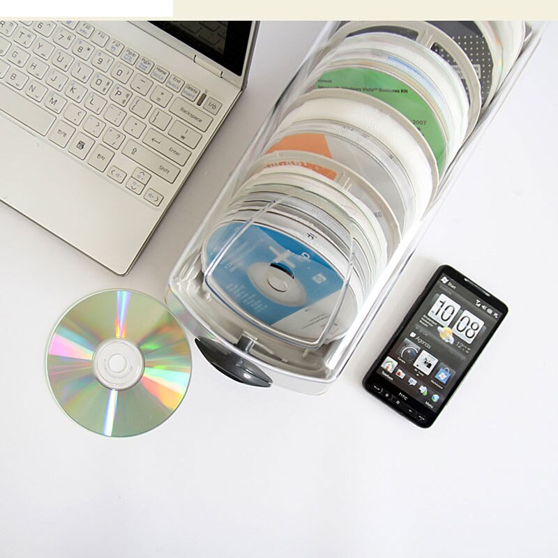 ymjywl CD Case 120 Dish Capacity Loaded With Cassette CD/DVD Box With Anti-theft Lock Child Llock For Car And Home