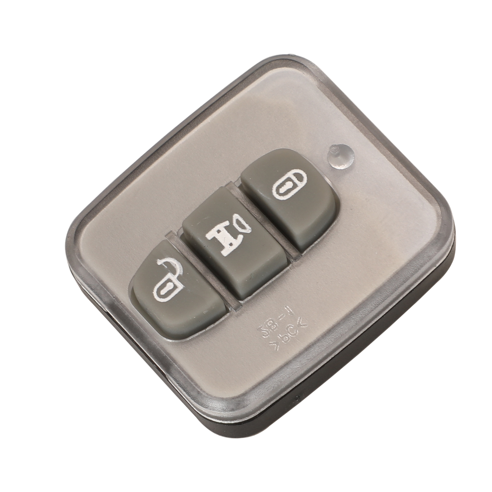 Jingyuqin-Coque de clé à distance intelligente pour Chevrolet Captiva, 2/3 boutons, porte-clés avec lame, remplacement de boîtier automatique: YELLOW