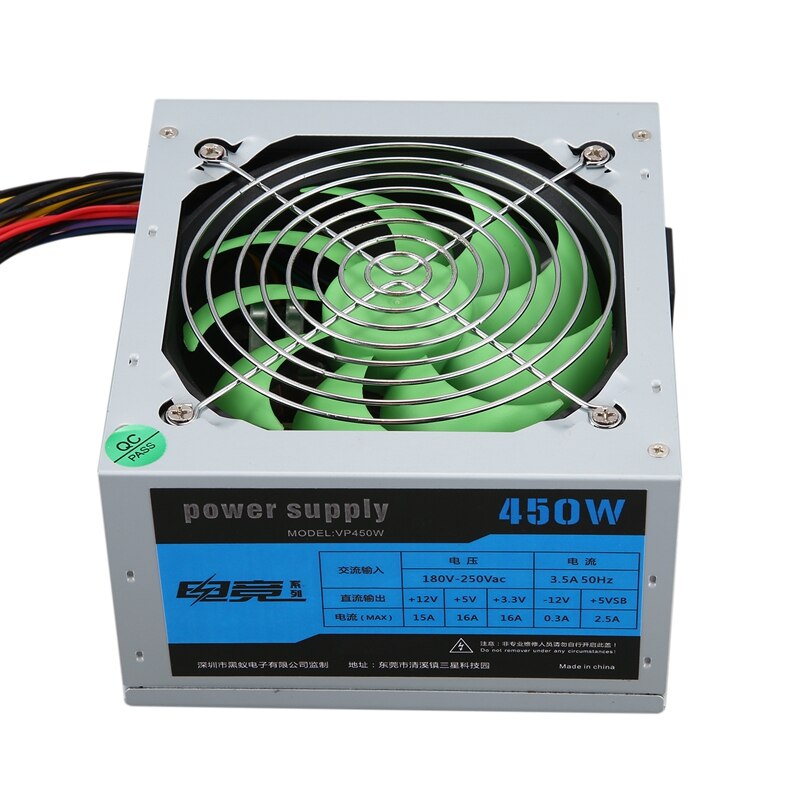 WD250 Is Rated 250W Desktop Computer Power, Back Line Mute Active PFC Wide