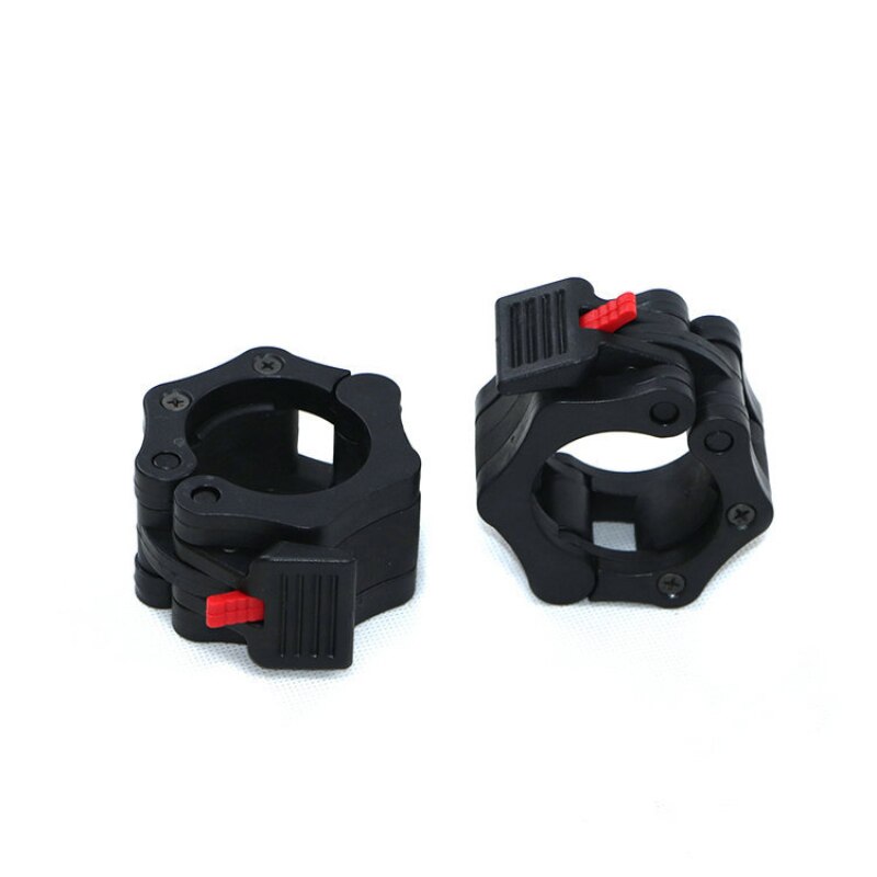 Abrazaderas de barra de pesas de liberación rápida, Clips de barra de pesas olímpica para levantamiento de pesas y entrenamiento de fuerza, 50mm