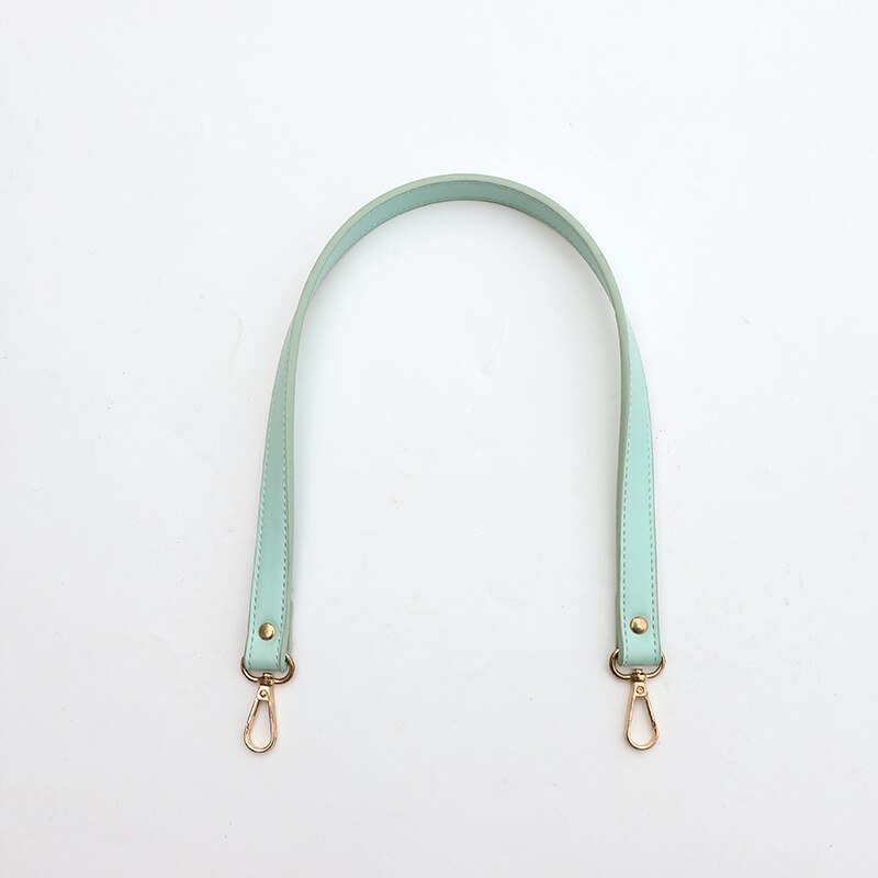 Dames pu leren schouderband zwarte handtas tas riem diy tassen handvat vervangende tas korte banden handtassen accessoires: 25- lichtblauw