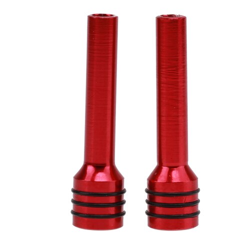 4pcs Car Alloy Door Lock Pins Lock Button Pin Screw Knob for Volvo S40 S60 S80 XC60 XC90 V40 V60 Any Cars XC40 360c V90 V40: Red-2pcs