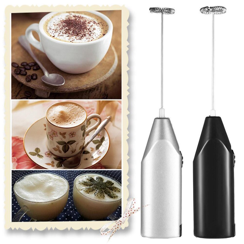 Keuken Frother Melkschuimer Mixer Hand Voor Koffie Cappuccino Creamer Whisk Frothy Blend Snorhaar Chocolade Melk Kannen