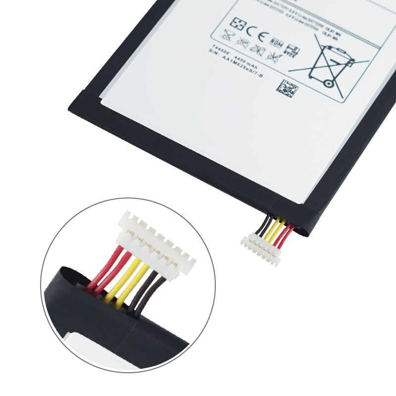 OHD batterie de remplacement pour tablette haute capacité d'origine T4450E pour Samsung GALAXY Tab 3 8.0 T310 T311 T315 4450mAh + outils