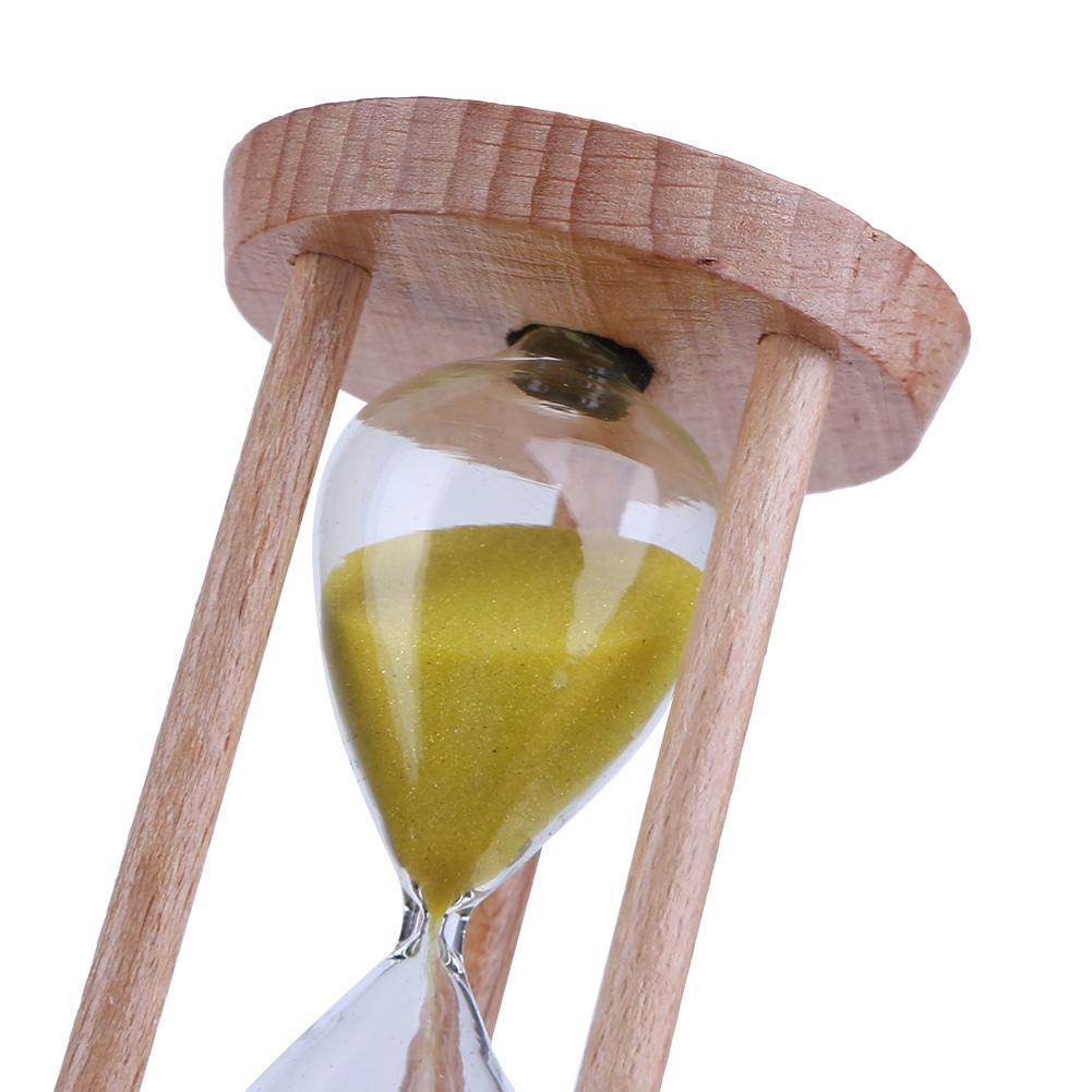 Holz Sand Uhr 3 Minuten Sanduhr Sanduhr Zahnbürste Timer freundlicher Tragbare Zeit Zähler Haushalts Tisch Dekor