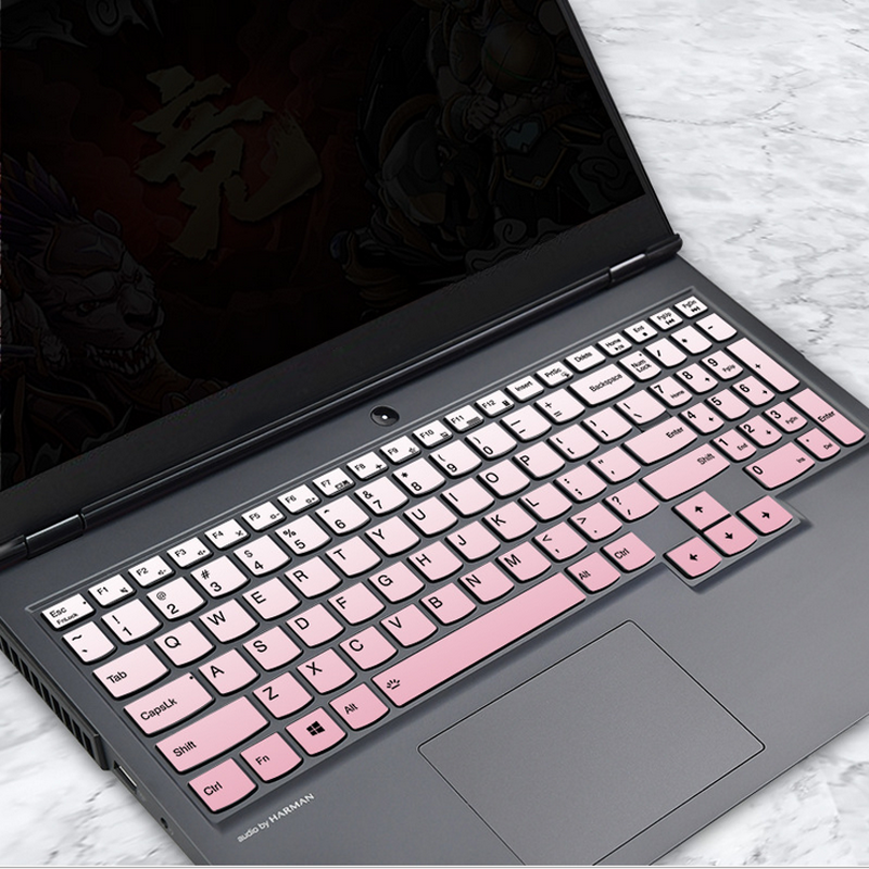 Unique Silicone Waterproof Cover Laptop Keyboards Skin For Lenovo Legion 15.6" R7000/Y7000/R7000P/Y7000P Keyboard Stickers