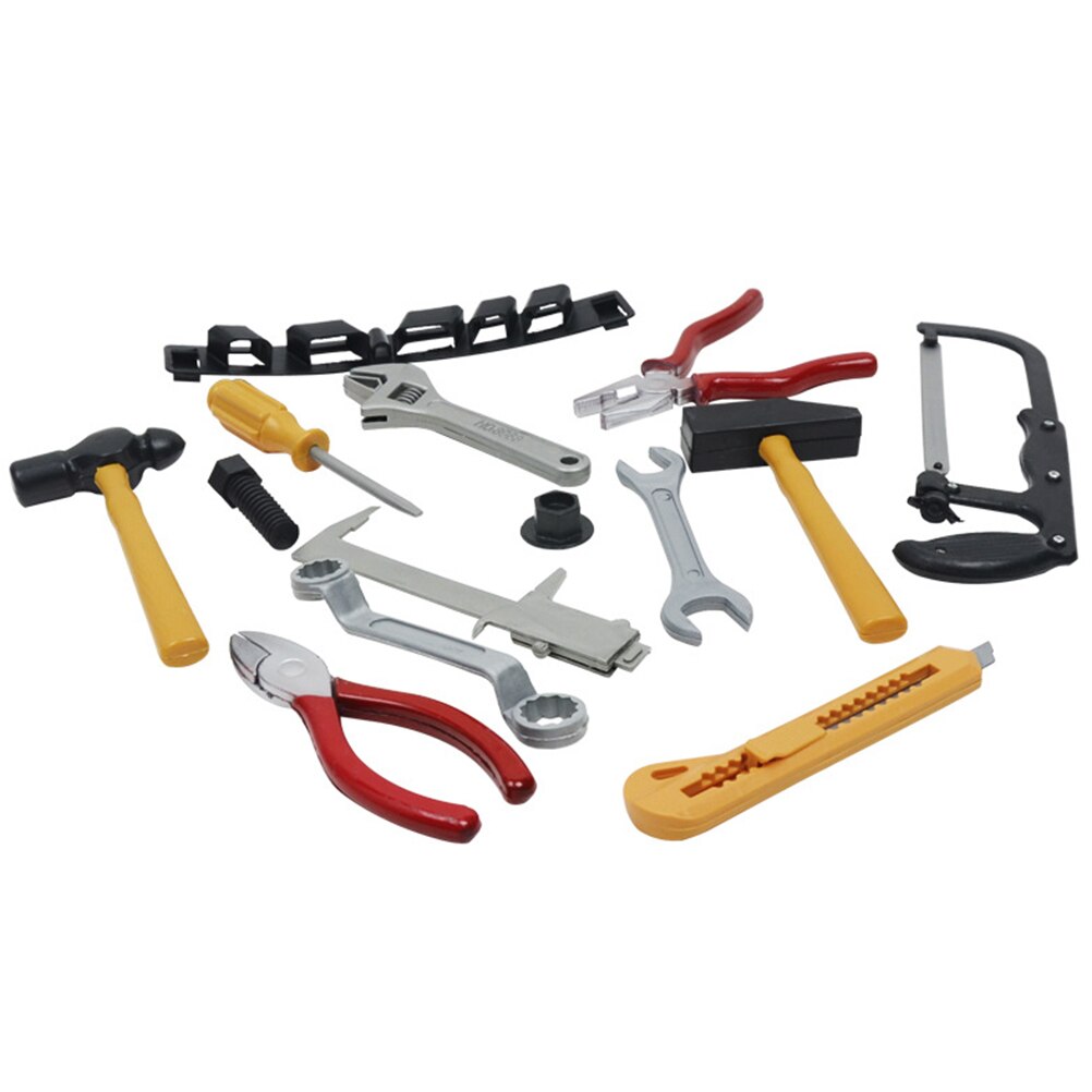 14Pcs Kids Reparatie Tool Speelhuis Speelgoed Werkbank Thuis Reparatie Gereedschap Speelgoed Set Speelsets Simulatie Plastic Kinderen Gereedschap #10
