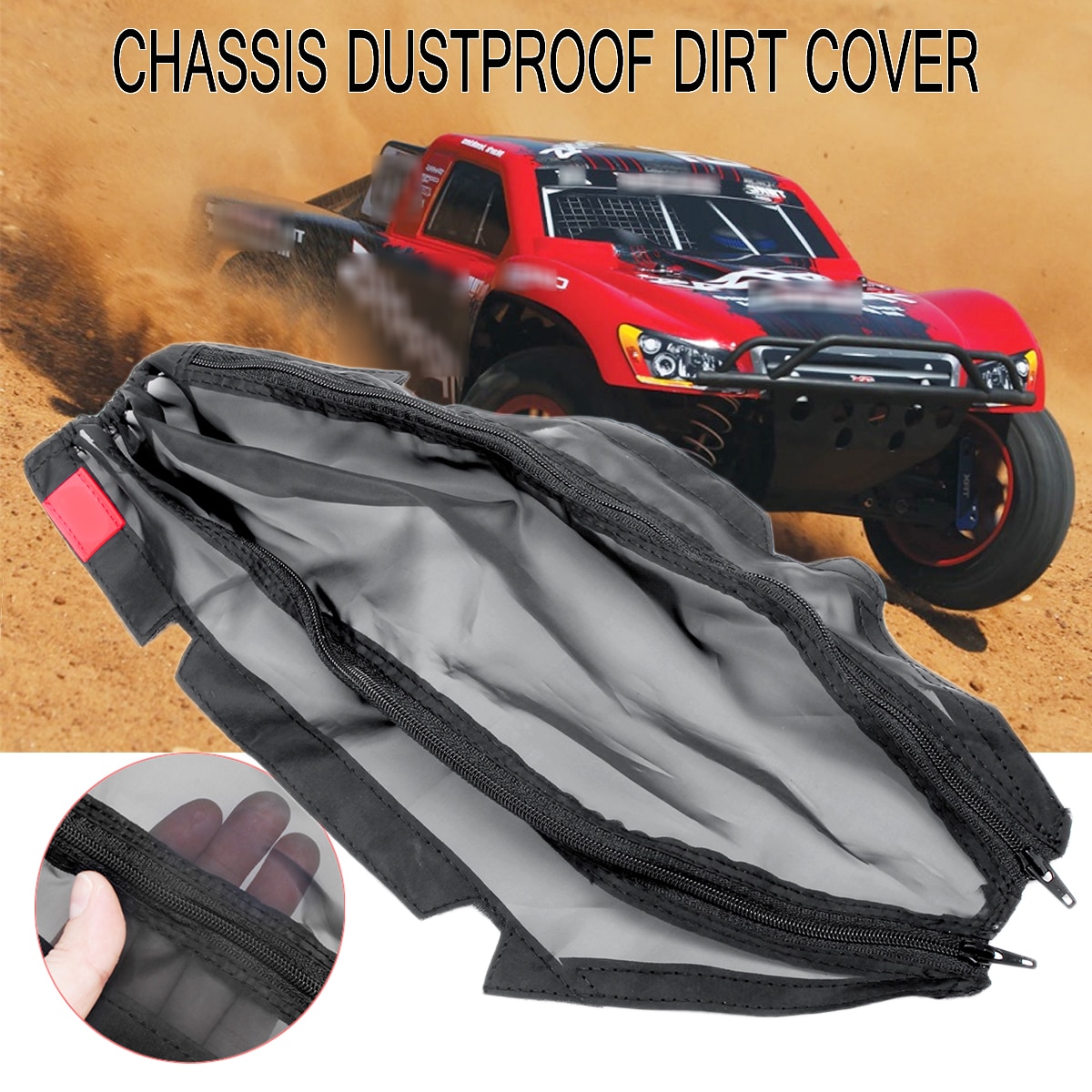 RC car Dust Cover Chassis Dirt Dust Resist Guard Cover For 1/10 Rally Slash 4x4(4WD) LCG Rc Car Parts Part Accessories