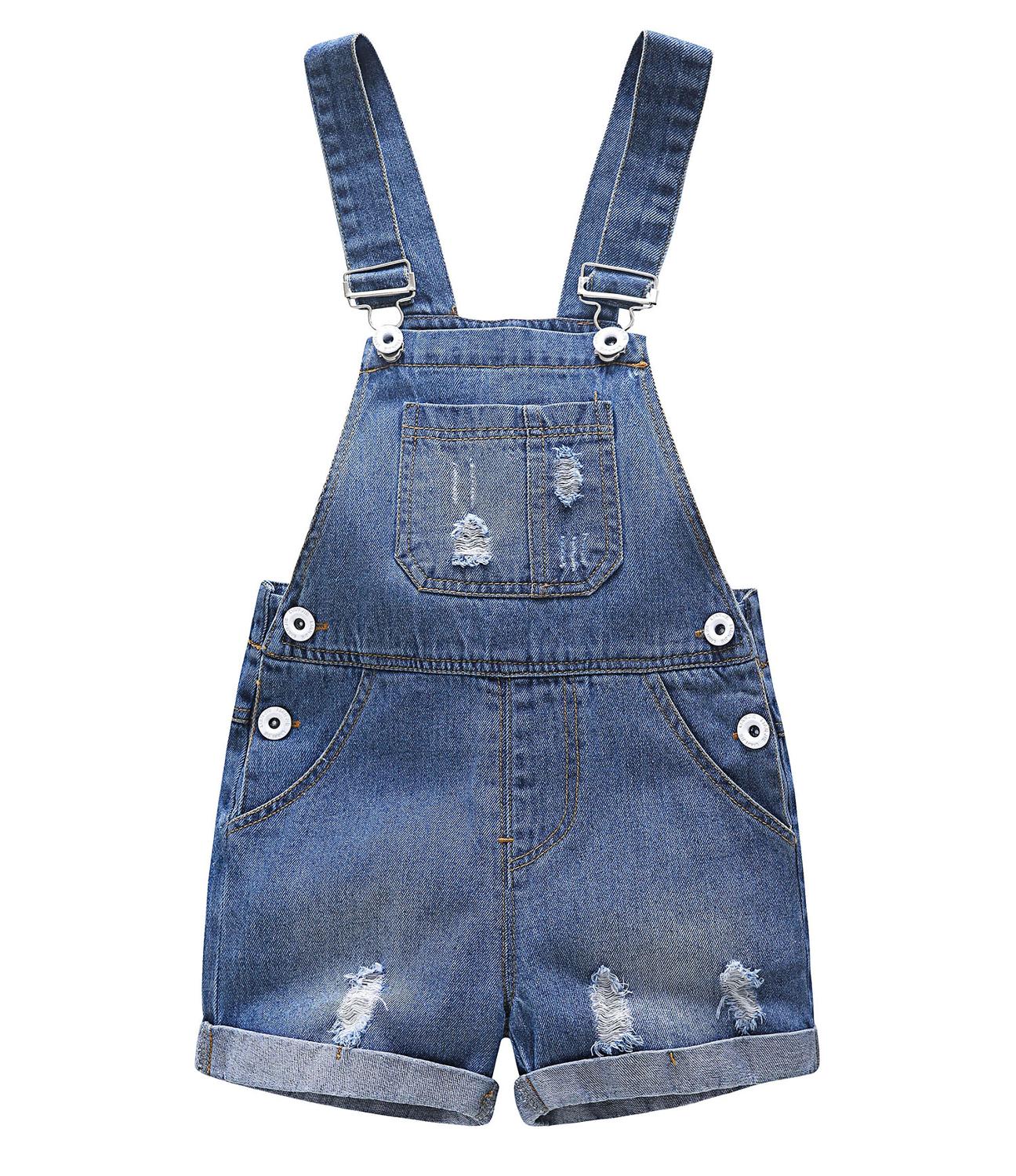 Chumhey 1-4T Toddler Short Overalls Summer Boys Girls Thin Denim Jeans Kids Jumpsuit Infant Clothing Bebe Clothes Kids Shorts