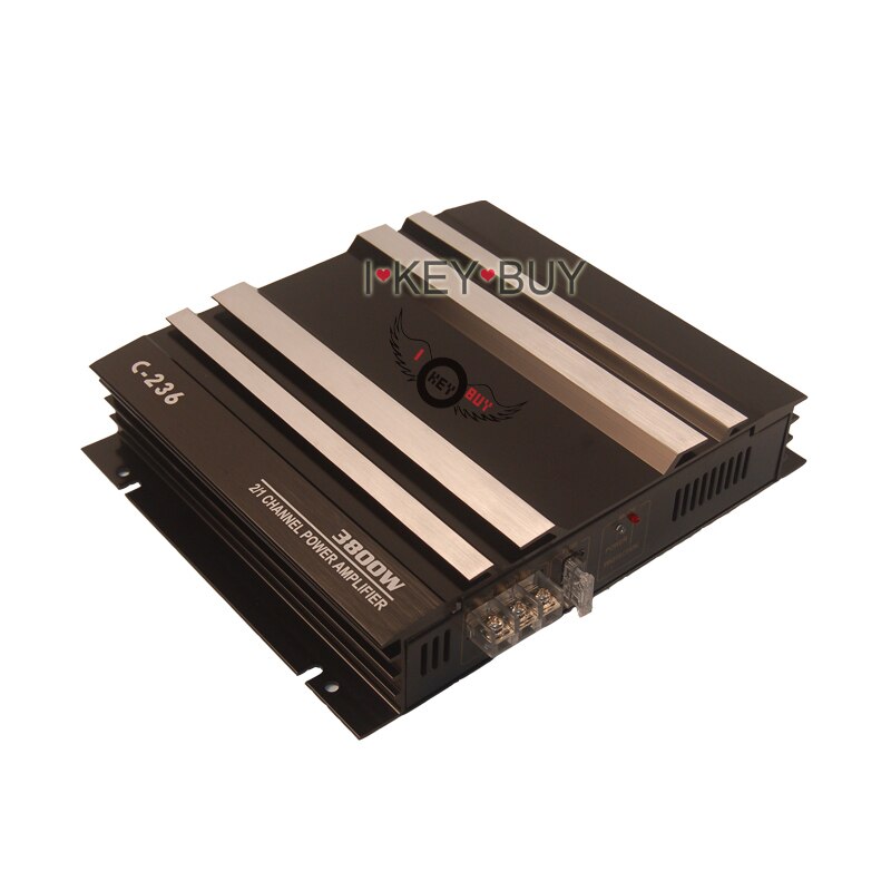 24 V Versterker 2 Way Kanaals Power Max 3800W Mosfet Stereo Van Bus Voertuig Booster Auto amp