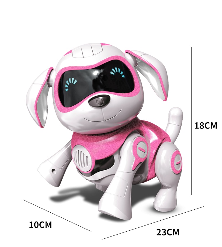 de noël, suivez-nous! Robot chien jouet électronique animaux chien enfants jouet animaux Intelligent Robot enfants d'anniversaire