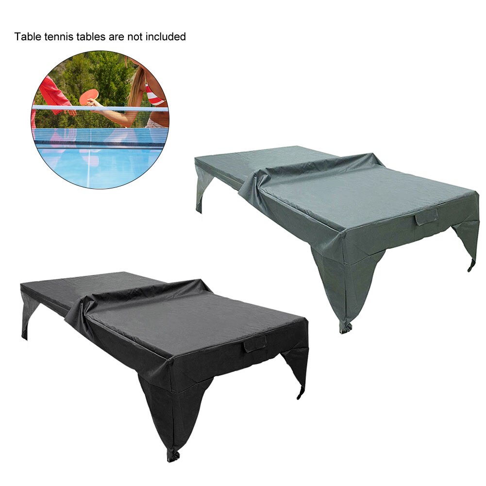 Tischtennis Tischtennis Abdeckung drinnen UV Beständig Anti Staub Faltbare Sport Oxford Stoff Schutz draussen Wasserdichte Spielplatz