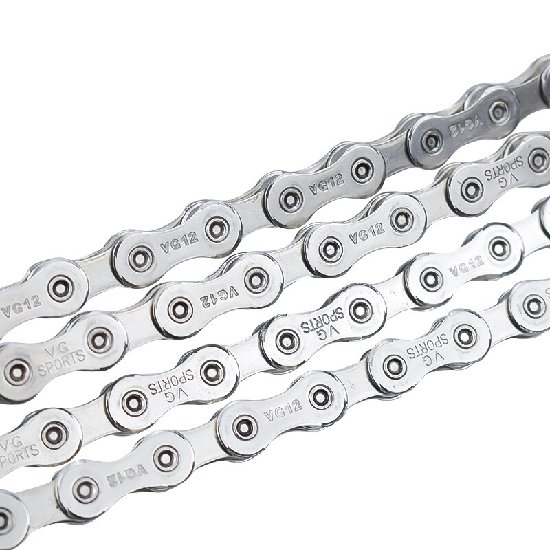 Vg Sport 12 Speed Mtb Racefiets Ketting Zilver 12 S 12 Speed Ketting 116L/126L Systeem Connector Links voor Fiets Onderdelen