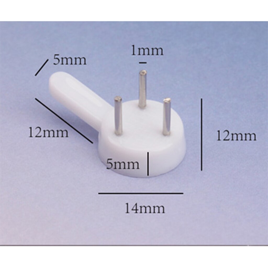 200x Plastic Hard Wall Hanging Hooks Heavy Duty Picture Photo Frame Hook Strong White Hanger Hook Concrete Utility Hooks 25mm