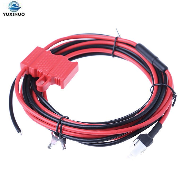 DC 12V 3M Extend Power Cable Cord For Hytera HYT MD780 MD780G MD782 MD785 MD786 MD788 MD650 MD652 MD655 MD656 MD658 MT680 Radio: Default Title