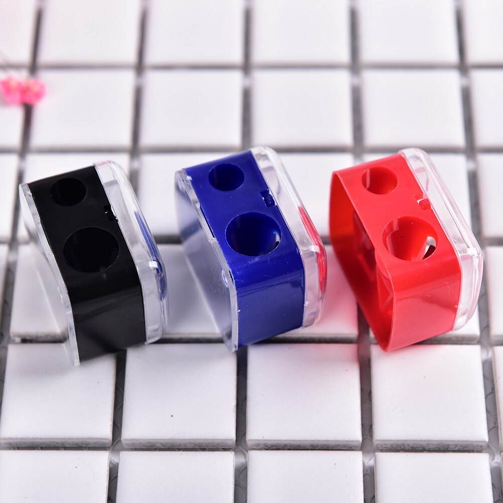 1PC Cosmetic Sharpener Pencil Sharpener Double Holes For Cosmetic Brush / Eyeliner Pencil / Makeup Pencil