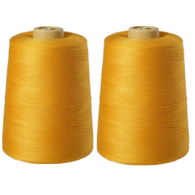 1Pcs 8000 Yards Polyester Thread Sewing 19 Colors Optional: Gold 1pcs