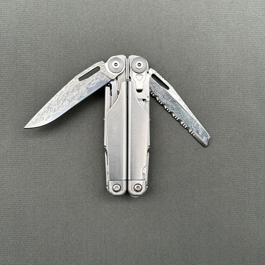 Accessories For Leatherman SURGE VG10 Damascus steel replacement parts Pliers modification part Original size Multifunctional