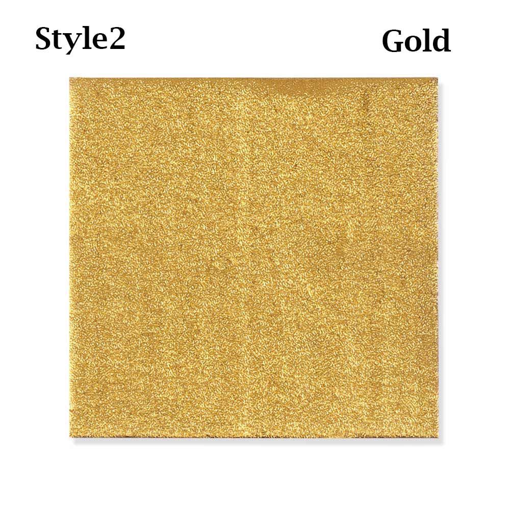 100 Stuks Diy Metalen Embossing Kleur Tin Voedsel Bakdecoratie Inpakpapier Snoep Chocolade Aluminiumfolie Pakket Papier: Mintgroen