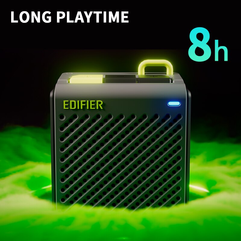 Edifier MP85 Draagbare Bluetooth-luidsprekers Camping Wandelluidspreker Draadloos Stereo 70g Lichtgewicht 8H Afspelen Waterdicht